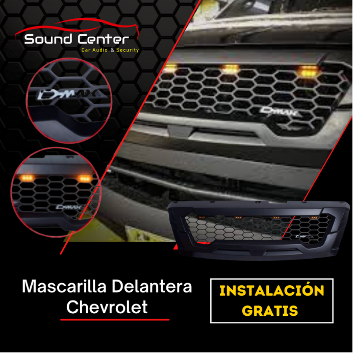 Parrilla Chevrolet instalada